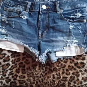 American eagle jean shorts 🩳 size 12 women's